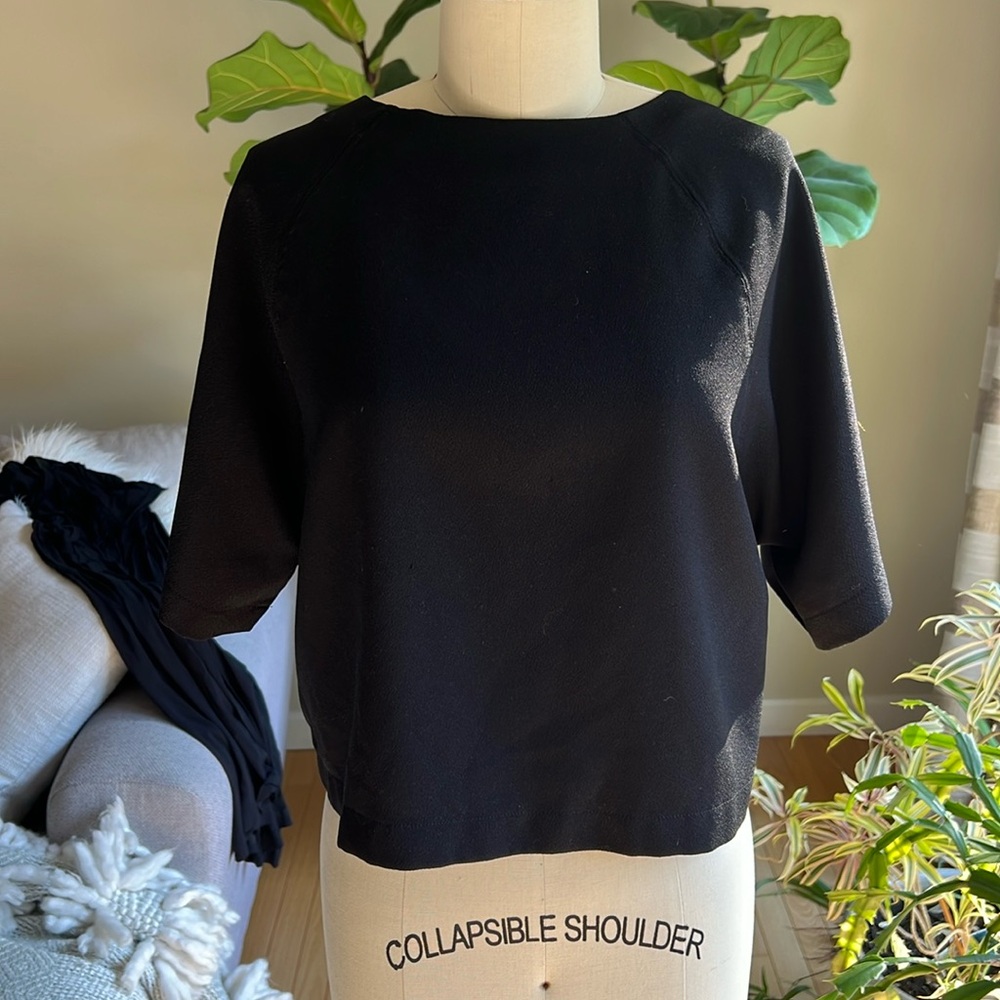ASTR Black Crop Top XS
